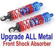 HuanQi 727 Parts-15-01 A2022 Upgrade ALL Metal Front Shock Absorber(2pcs),HuanQi 727 Rc Car Spare Parts Replacement Accessories,HQ727 HQ 727 1:10 Scale BRUSHED RC Racing Truck Parts rc off-road car Parts,Truck Car Parts